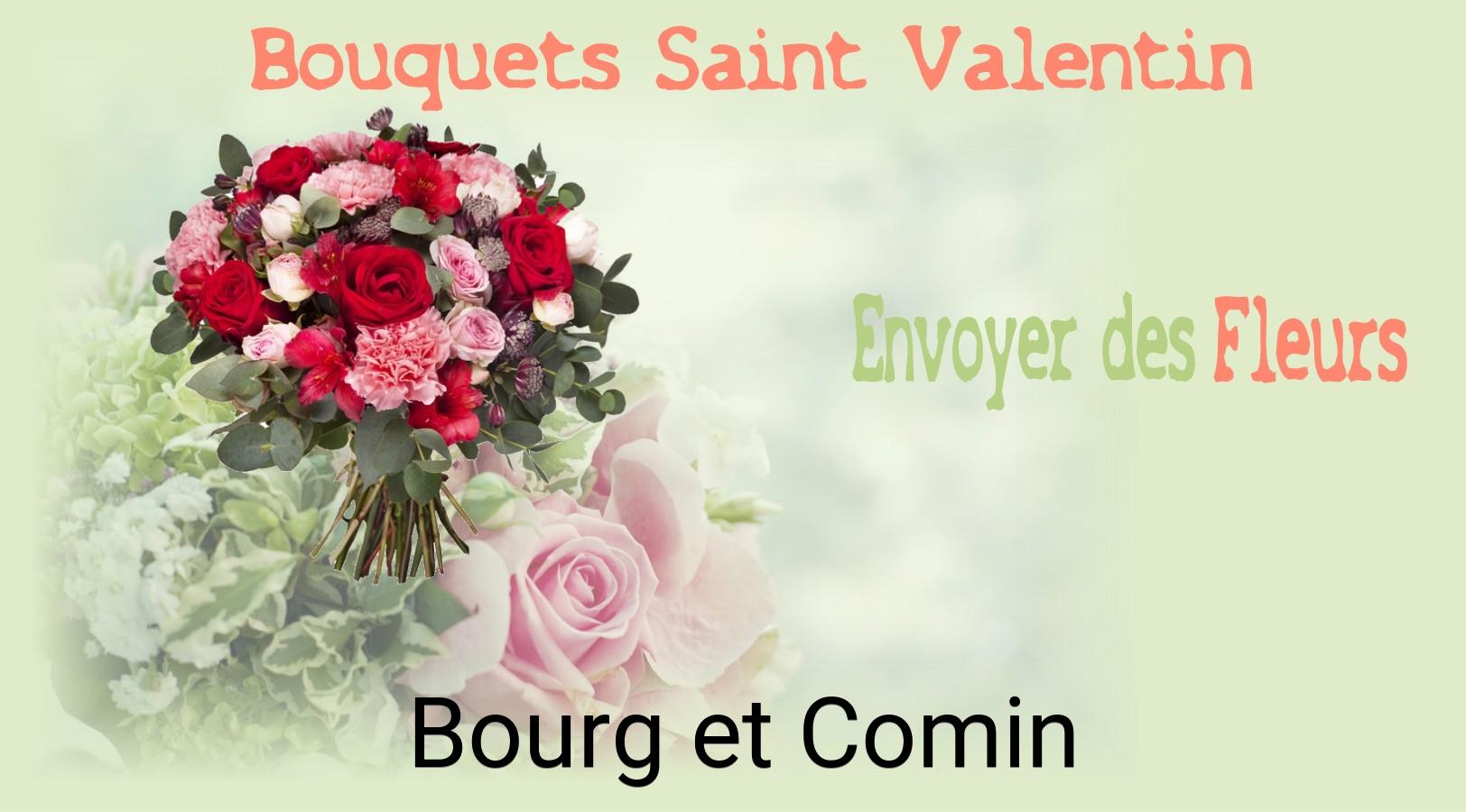 Roses de Saint-Valentin livrées à Bourg-et-Comin